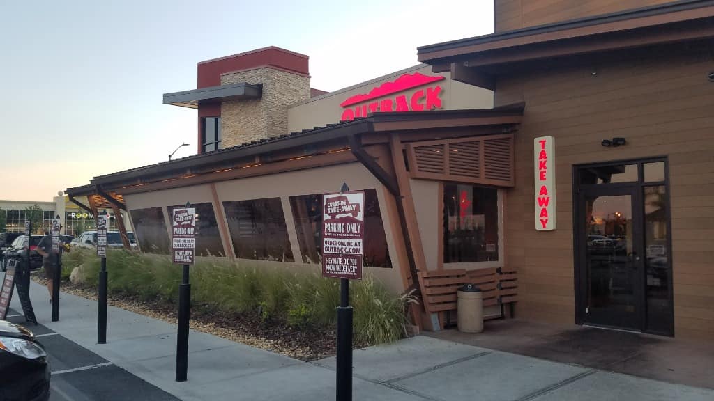 Covered hospitality patio